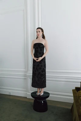 The Alberta Dress - Black Black / 2 | Hill House Home US