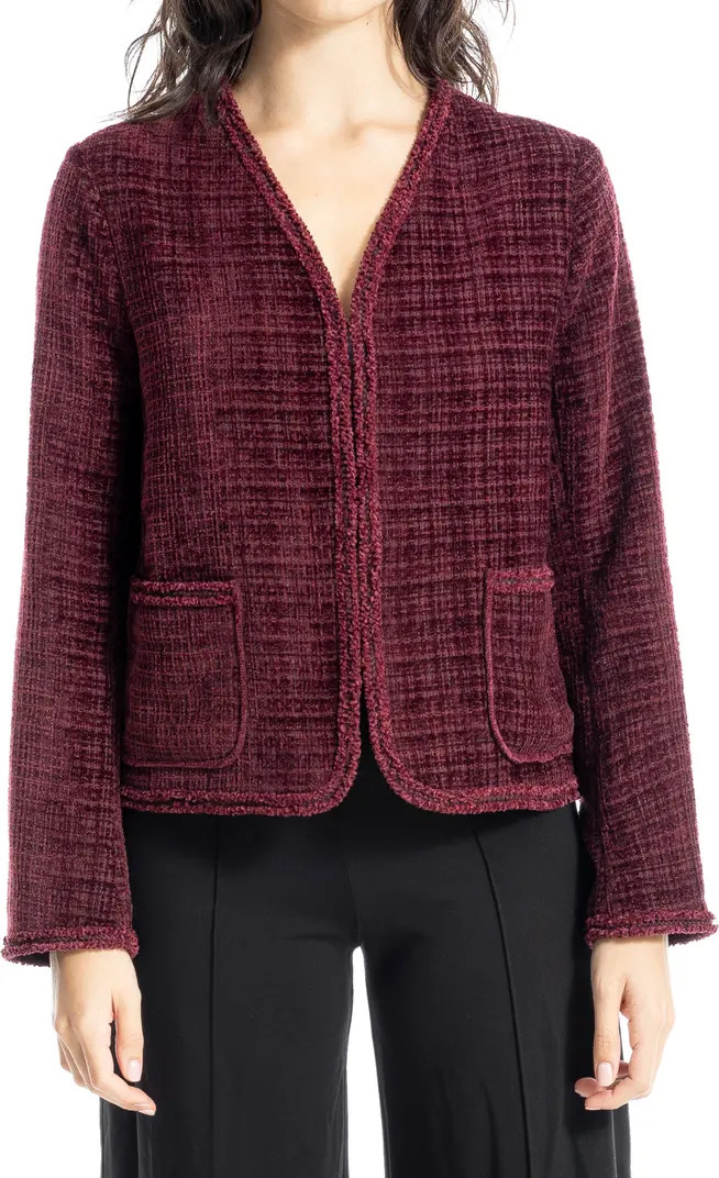 MAX STUDIO Crosshatch Tweed Jacket | Nordstromrack | Nordstrom Rack