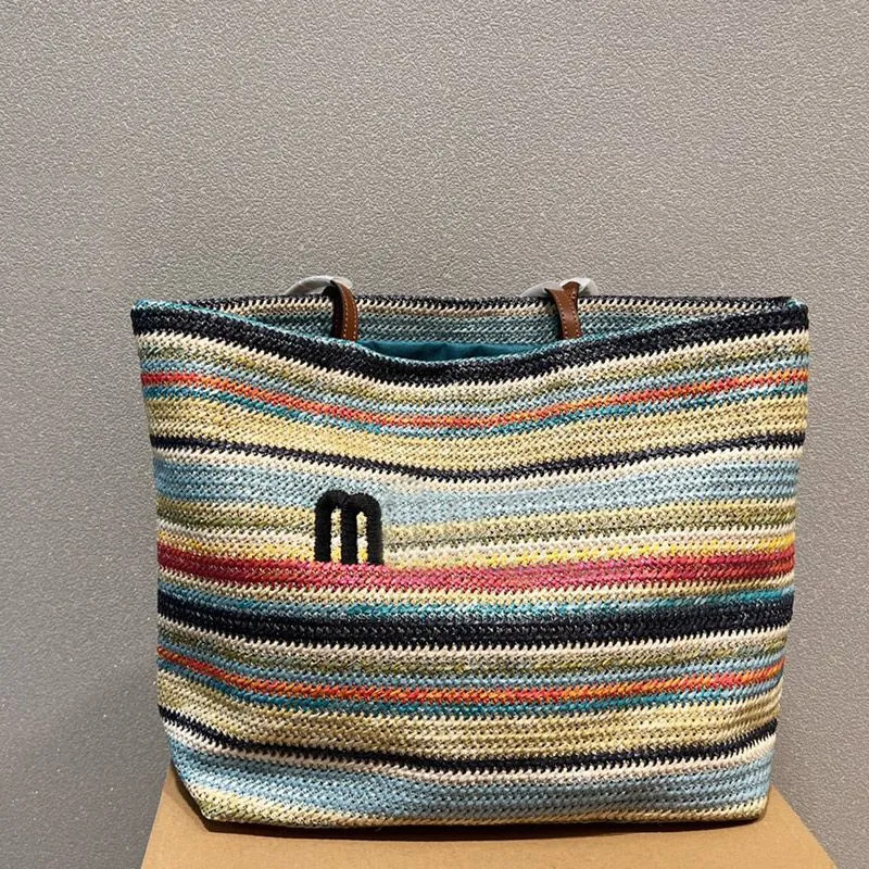 Weaving Tote Shopping Bag Vegetable Basket Bucket Straw Bags Summer Vacation Beach Travel Shoulde... | DHGate