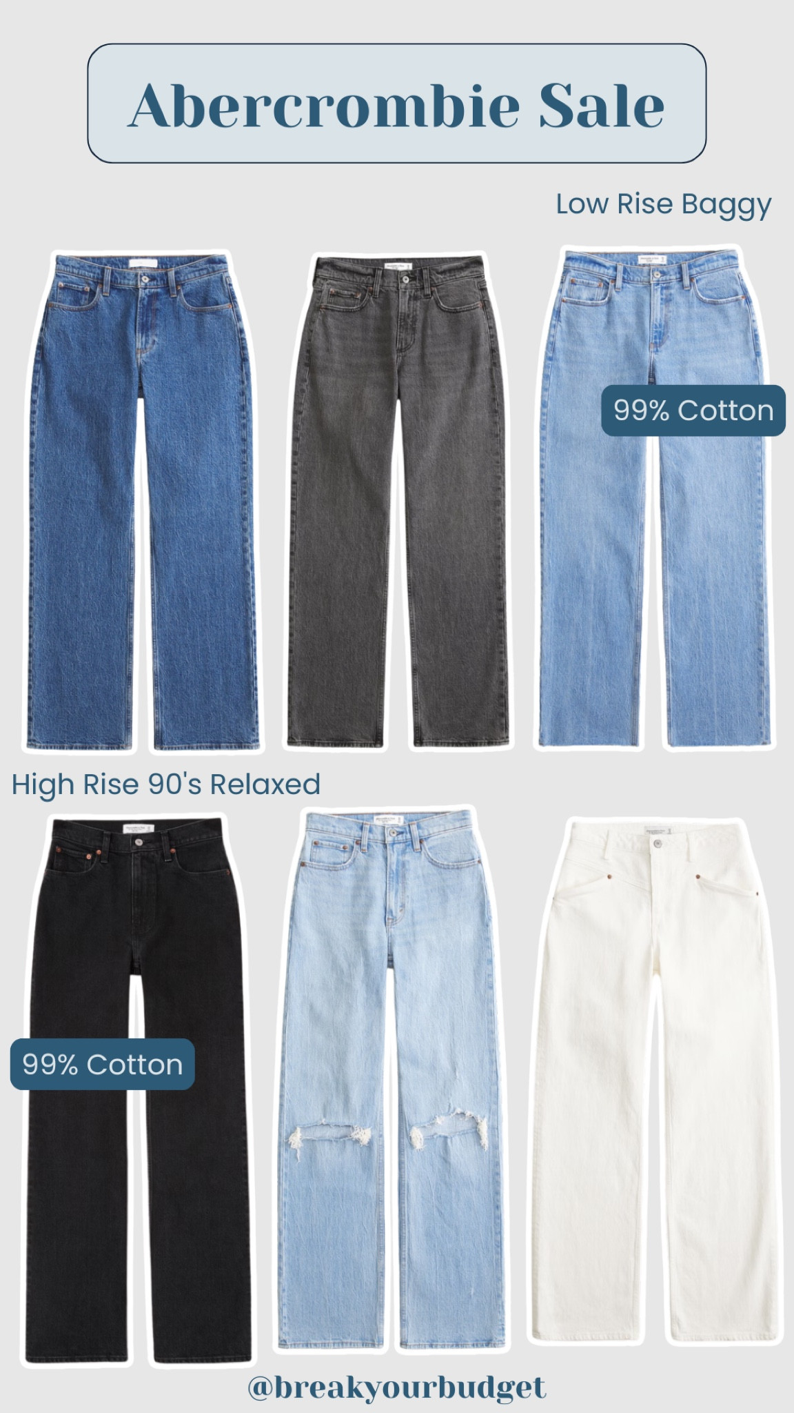 You all know how much I love Abercrombie jeans! I had to purchase another pair while they’re on sale. AF is having 25% off almost everything sitewide, grab yourself a pair! #SaleAlert #Abercrombie #BreakYourBudget

#LTKStyleTip #LTKSaleAlert