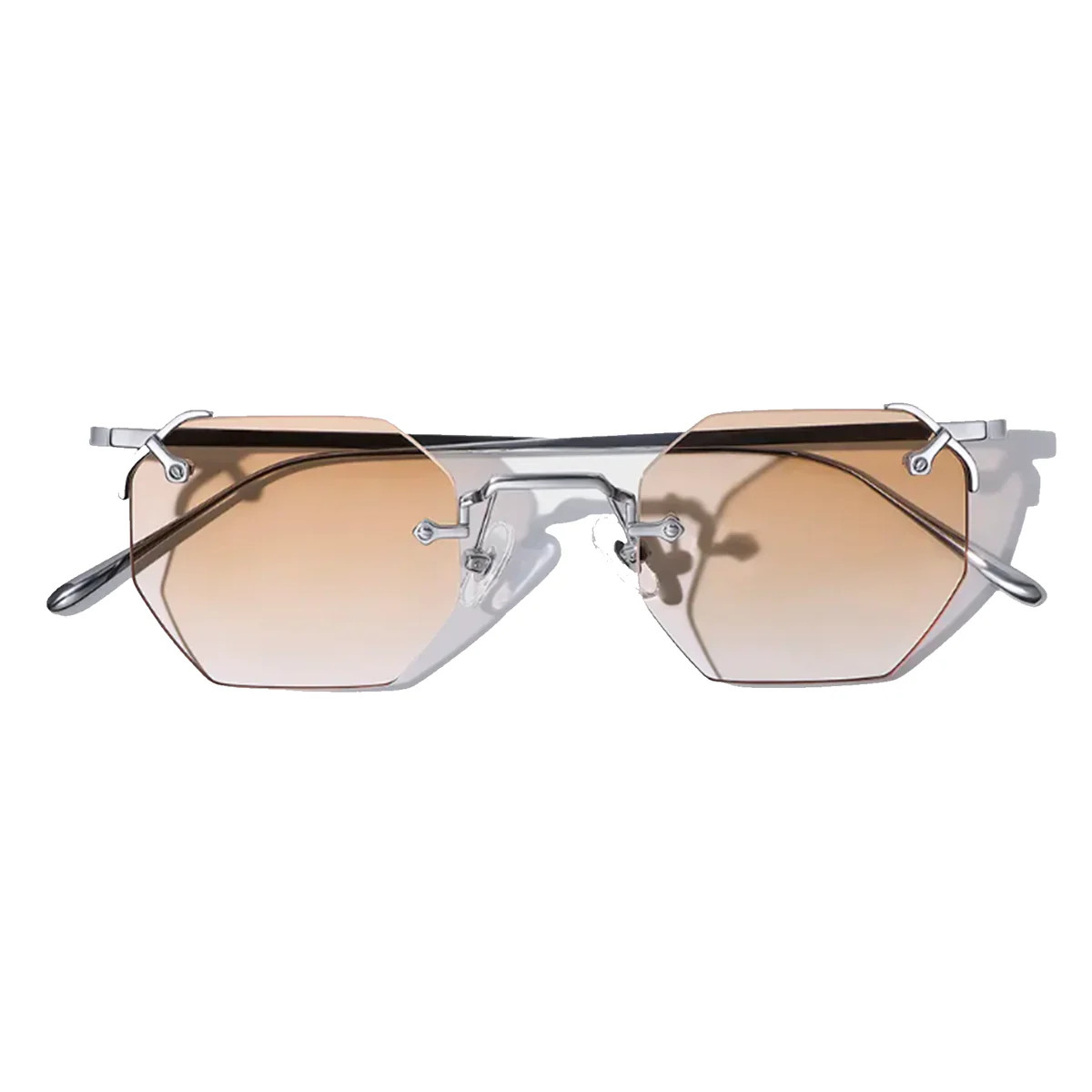 Aplos Metal Hexagon Sunglasses | Cossino