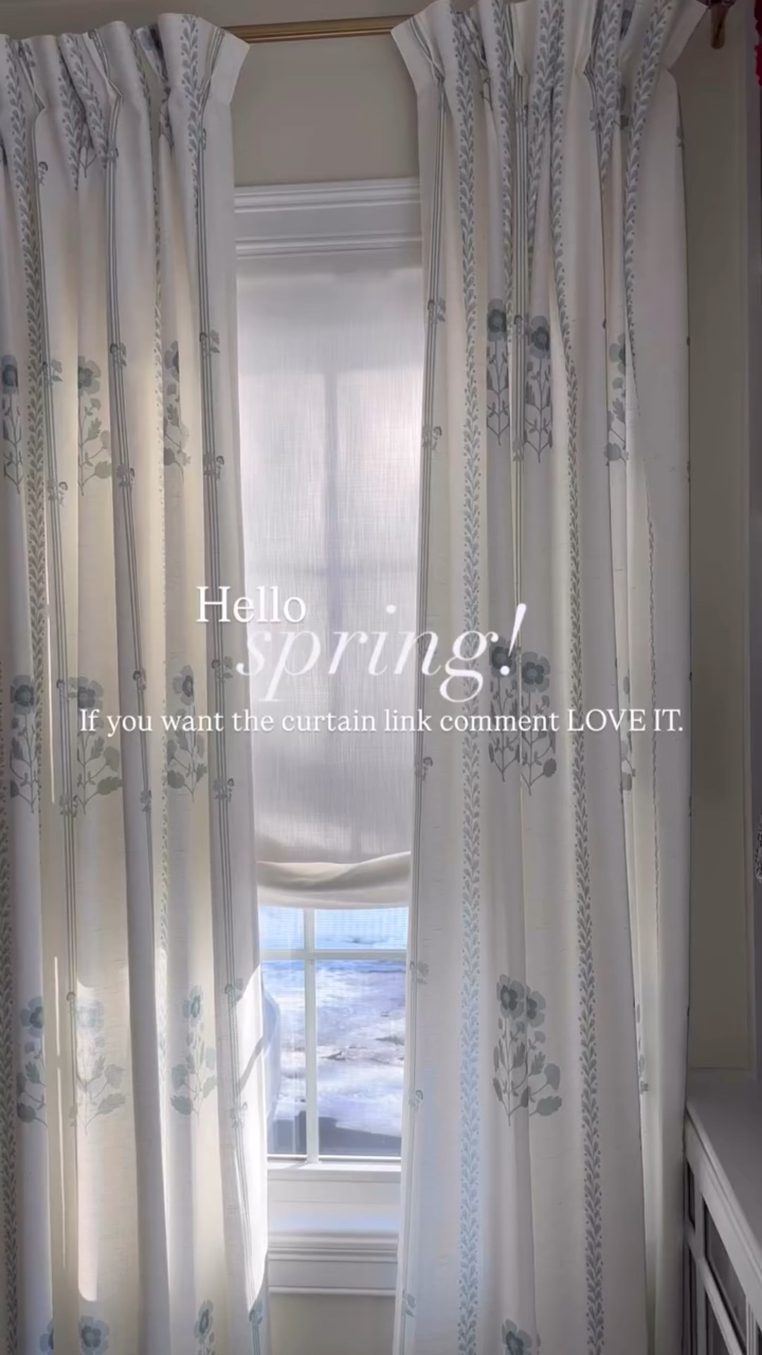 Hello spring!  If you want the curtain link comment LOVE IT.

#LTKHome