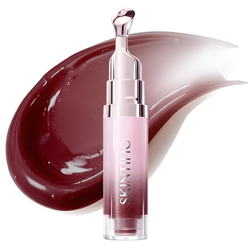 SKINTIFIC Brightening Lip Serum, Hydrating & Plumping (10U Toast Brick) | Amazon (US)