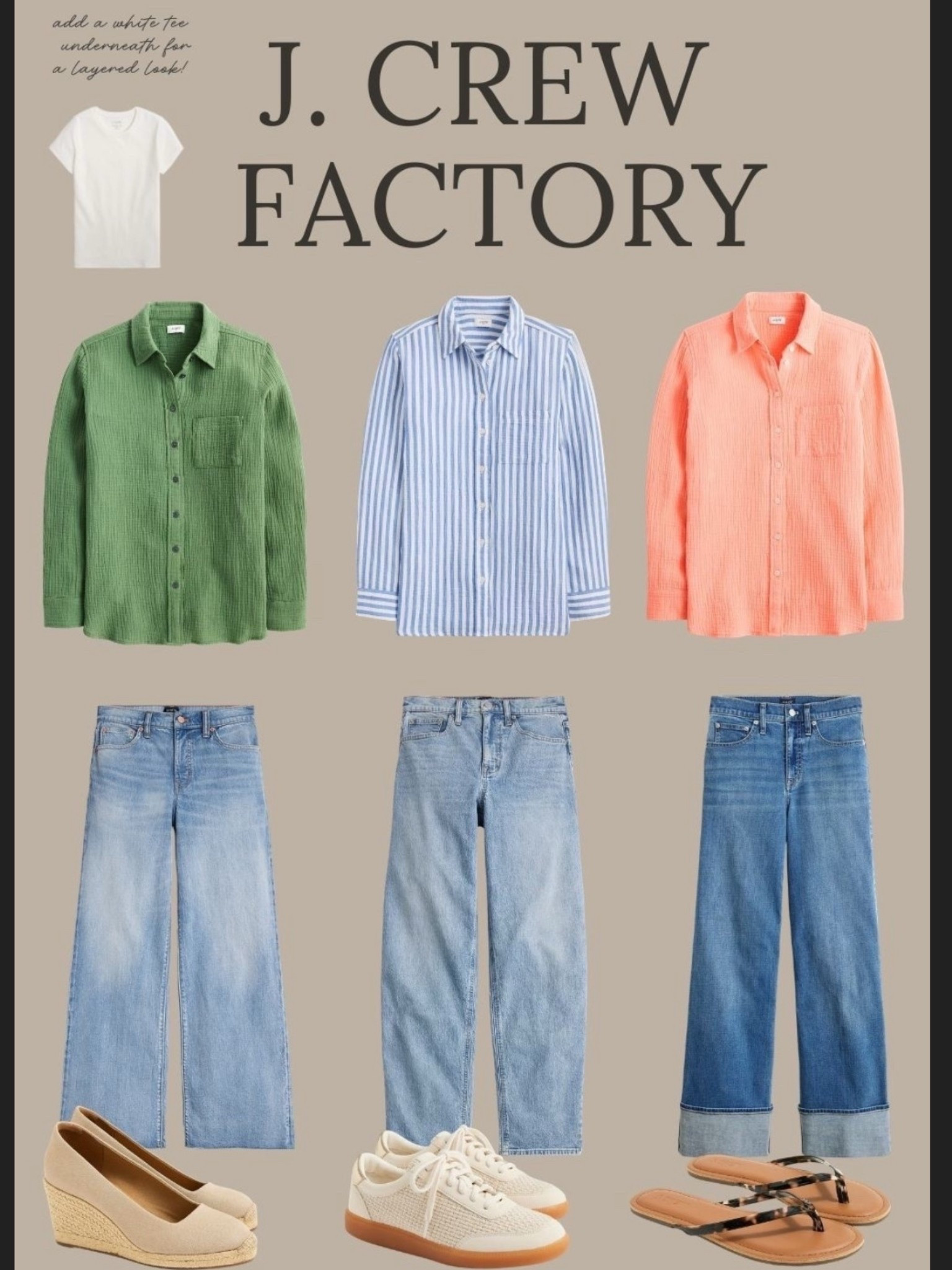 Love a cute button down shirt with jeans and a tee!

These gauze button downs are so classic and pretty! Perfect for Spring and summer



#LTKWorkwear #LTKSeasonal