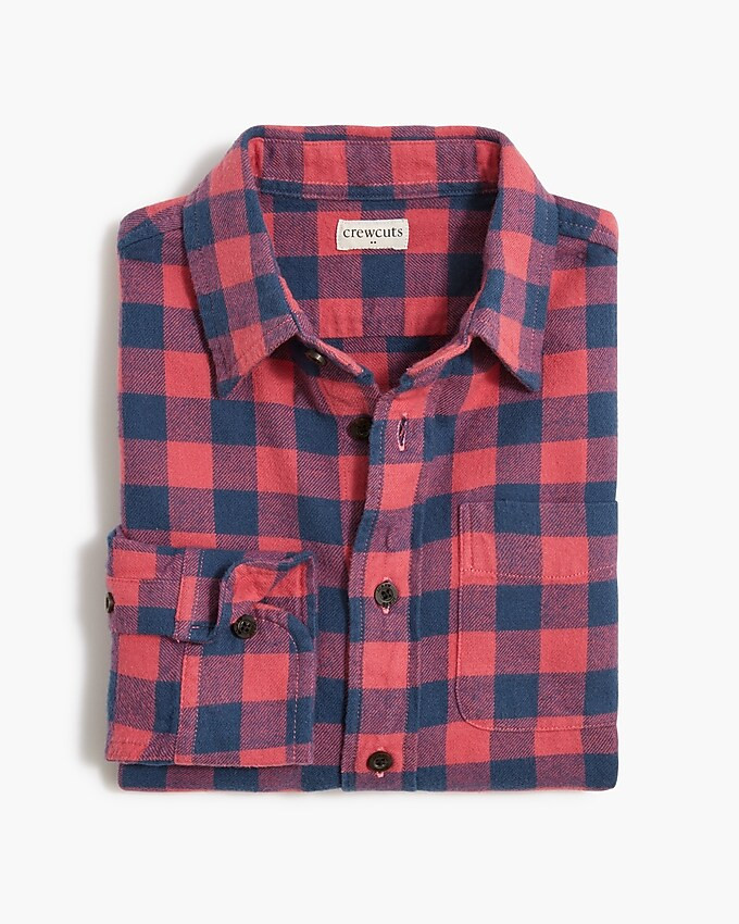 Boys' plaid flannel shirt | J.Crew Factory