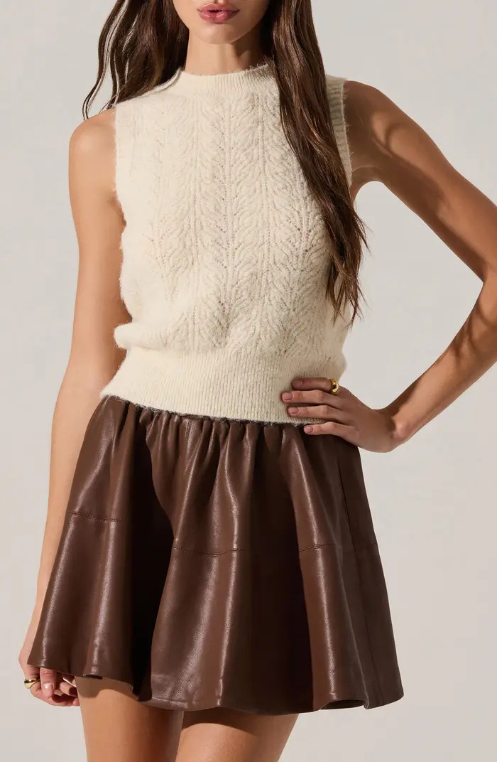 Pernille Ruffle Sleeveless Sweater | Nordstrom