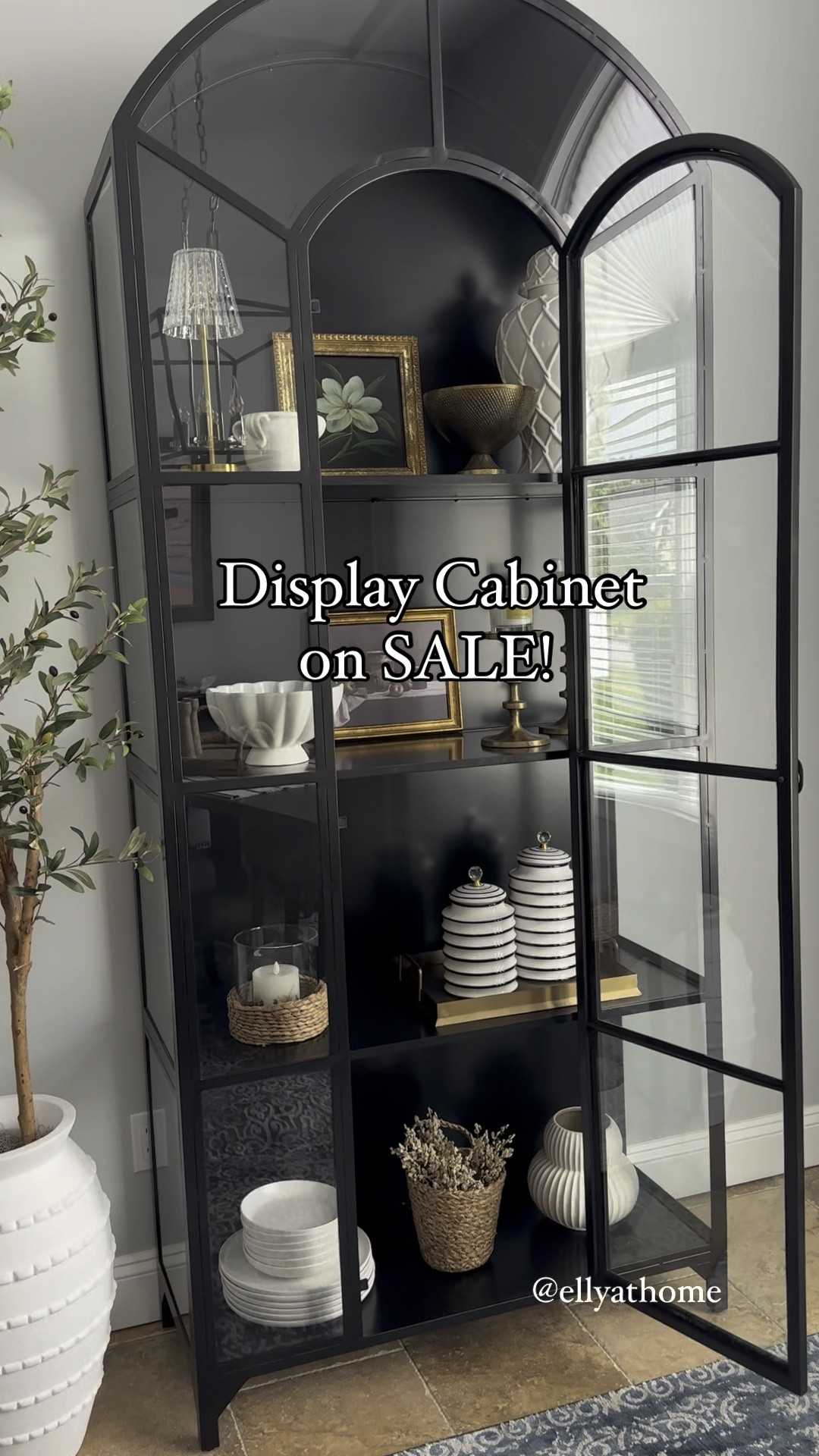 Display cabinet on sale! Shop Black glass display cabinet styling. Shop cabinet, olive tree, fall home decor accessories. Crate & barrel, Amazon, Target, Walmart, 

#LTKSaleAlert #LTKHome #LTKVideo