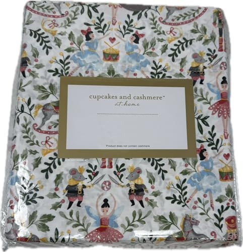 cupcakes and cashmere Christmas Winter Sheet Set (Nutcrackers, Full) | Amazon (US)