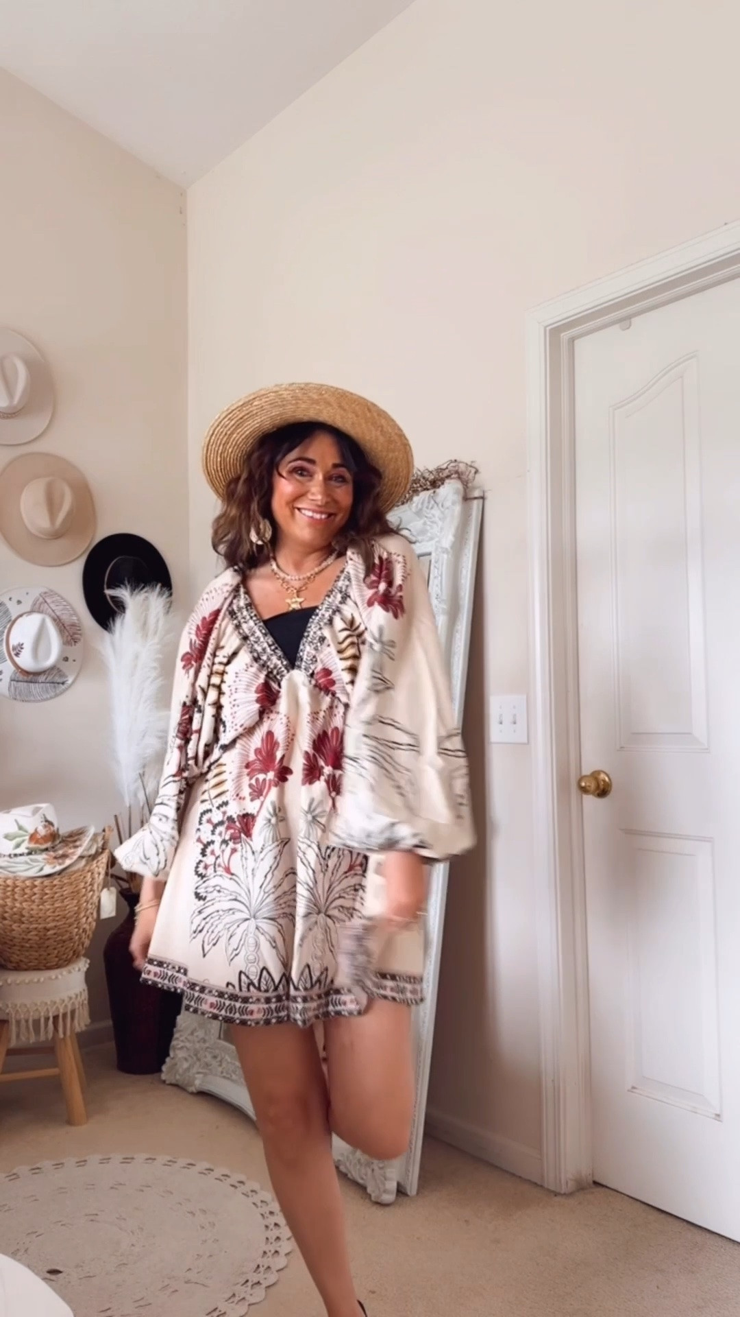 Trending bohemian style dress come in other prints!

Wearing my true size small!

Summer dress// boho style // amazon fashion

#LTKootd #LTKSeasonal #LTKOver40