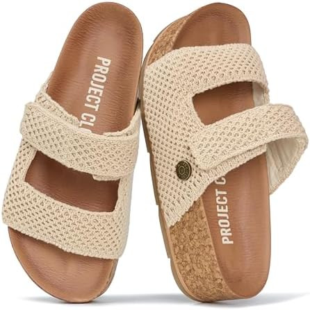 Project Cloud 100% Genuine Leather Platform Sandals Women Footwear-Beach Essentials Summer Wedges... | Amazon (US)