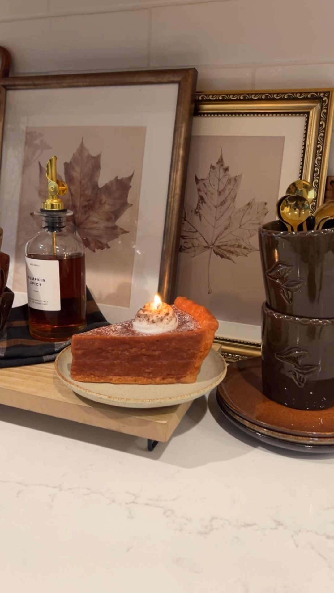 Seasonal candles with a little bit of whimsy! Digital candles, autumn candles, food candles, cupcake candle for fall, pie candle for fall, kitchen styling for falll

#LTKSeasonal #LTKHome