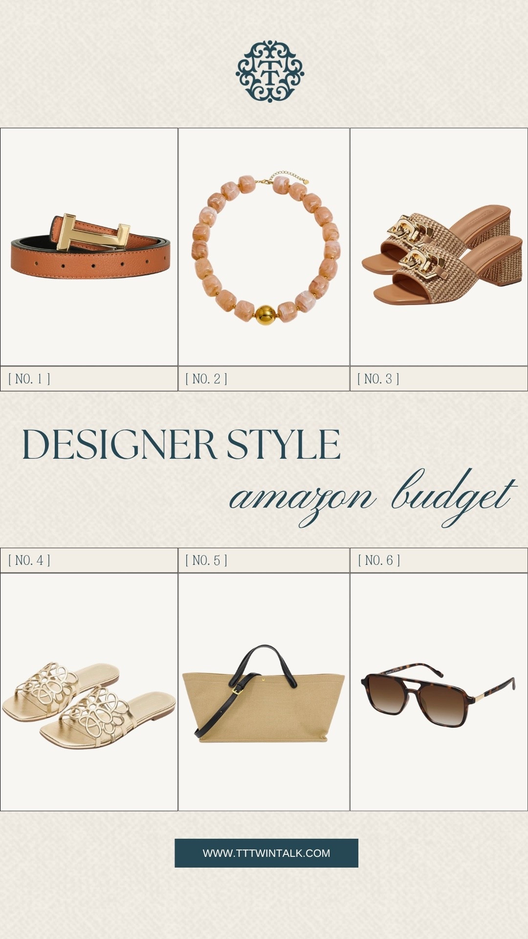 This grouping focuses on rich tan tones and gold accents that instantly elevate the basics. From the belt to the woven bag and sunglasses, everything works together for a pulled-together look. It gives a polished, designer-inspired feel while staying budget-friendly.


#LTKBeauty #LTKSeasonal #LTKOver40