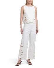 Embroidered Double Cotton Top And Pants Collection | TJ Maxx