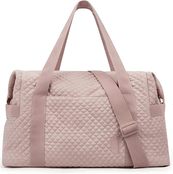 Weekender Bags for Women, BAGSMART Gym Bag with Yoga Mat, Travel Duffle Overnight Bag for Travel ... | Amazon (US)