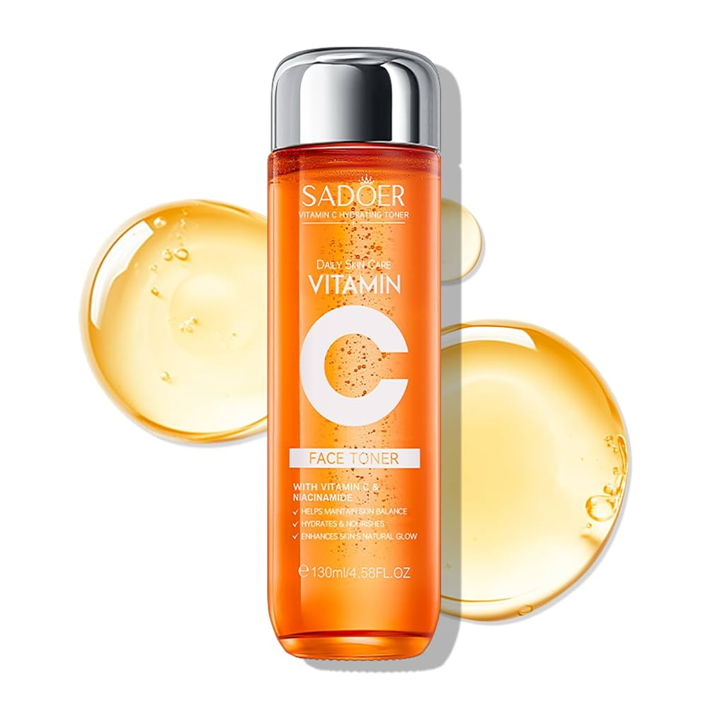 5X Vitamin C Toner Facial Care Toner, Hyaluronic Acid Hydrating Facial Treatment for Even Skin Ko... | Amazon (US)