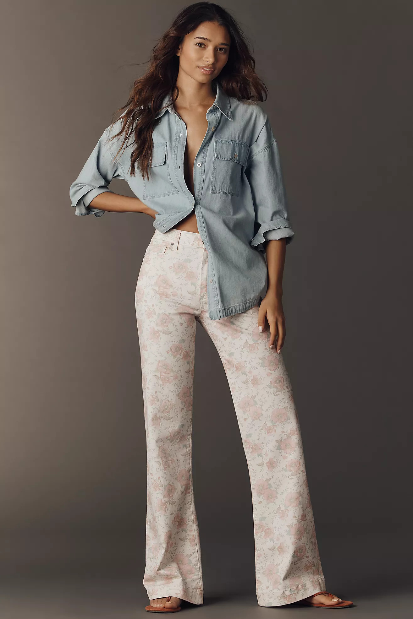 PAIGE Leenah High-Rise Wide-Leg Jeans | Anthropologie (US)