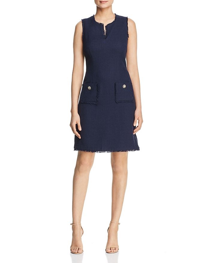 KARL LAGERFELD Paris Tonal Tweed Pocket Dress Back to Results -  Women - Bloomingdale's | Bloomingdale's (US)