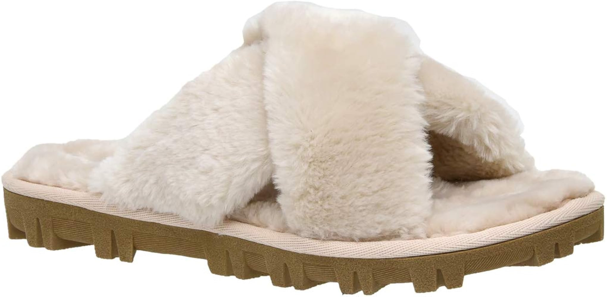 CUSHIONAIRE Women's Cushi Cozy Crossband Fuzzy House Slippers +Memory Foam | Amazon (US)