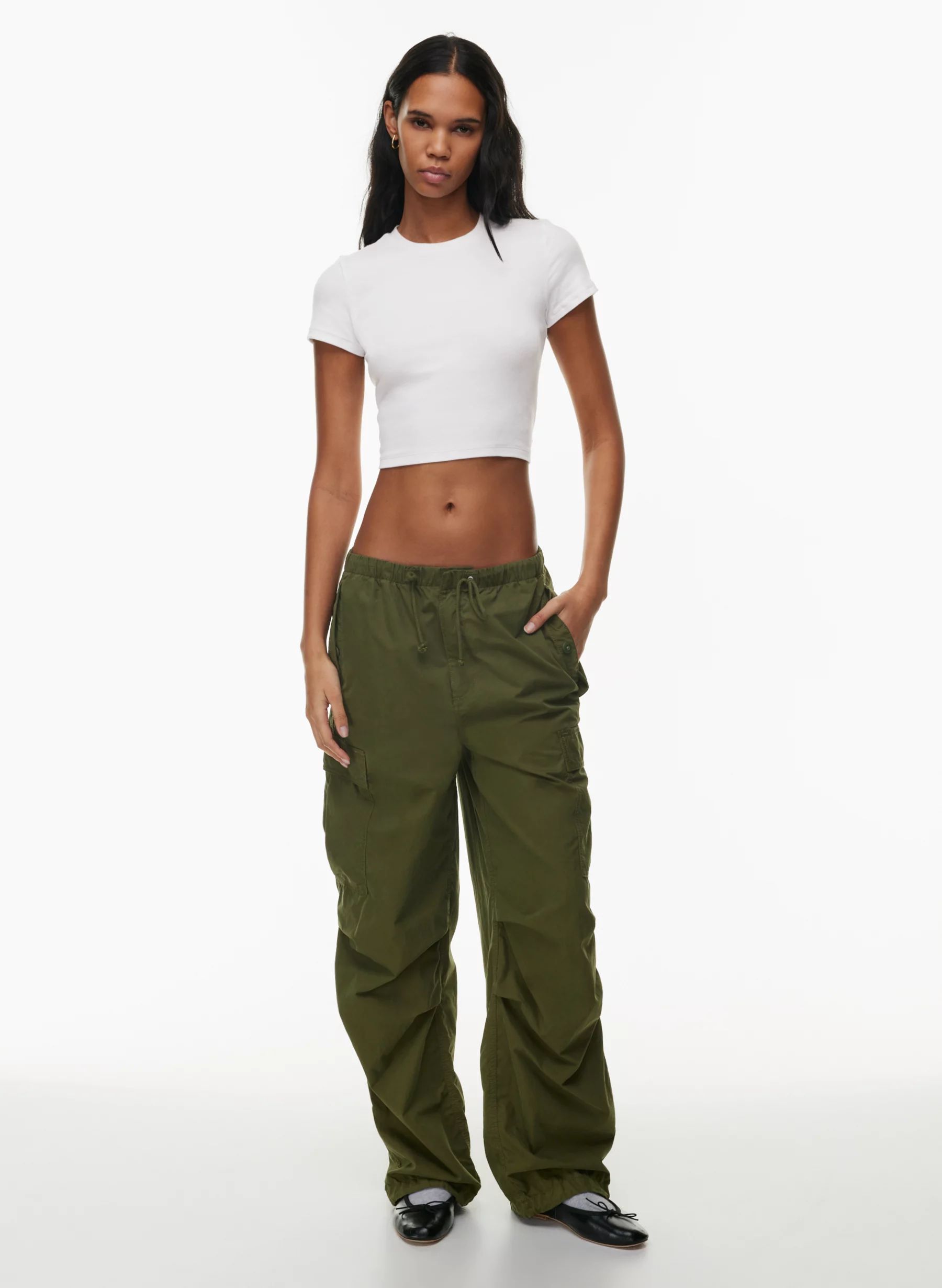 HOMESTRETCH™ CREW WAIST T-SHIRT | Aritzia