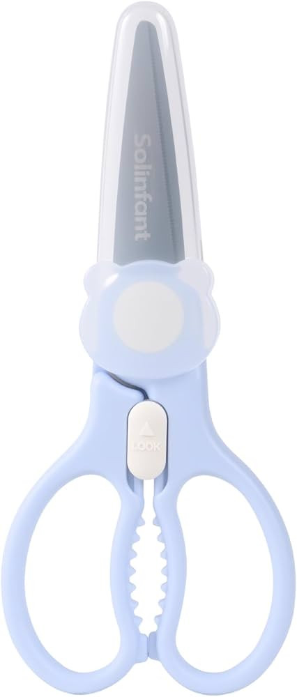 Premium Stainless Steel Portable Baby Food Safety Scissors, Detachable Feeding Shears for Toddler... | Amazon (US)