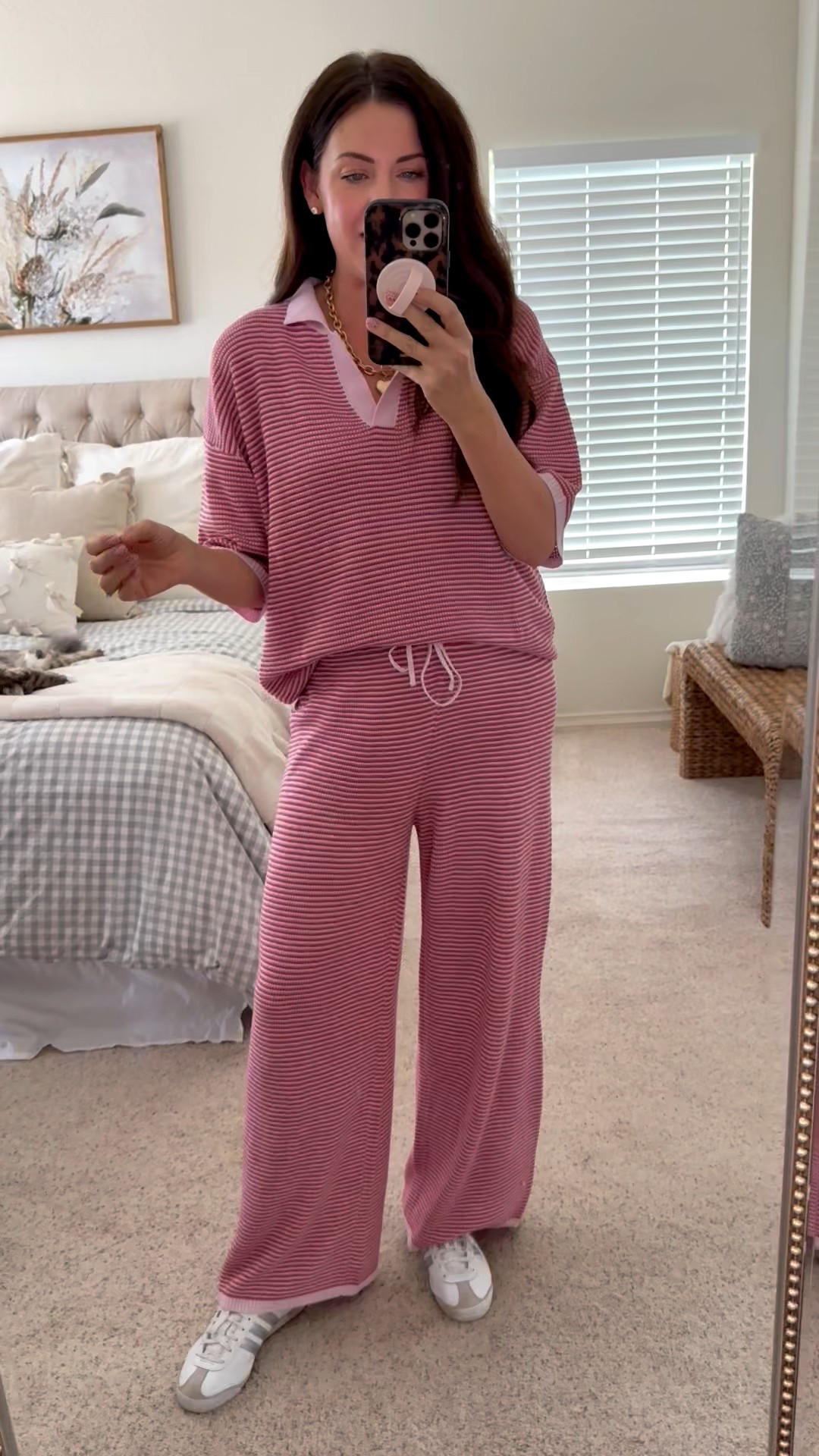 Amazon matching sweater set in a medium