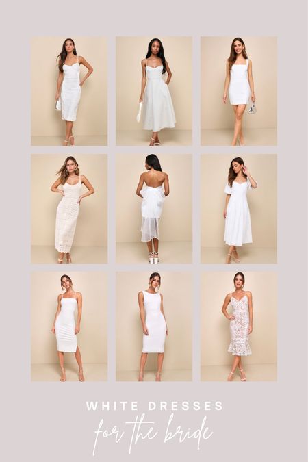 White Dress Round Up!

dresses for the bride | Wedding | wedding look | bridal dresses | white outfit | what to wear to wedding events | wedding looks | outfit for brides | bride to be | wedding season | rehearsal dinner | bridal shower | bachelorette party | Lulus | spring dresses 


#LTKwedding #LTKstyletip #LTKparties