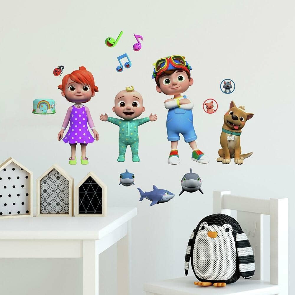 RoomMates RMK4958SCS Cocomelon Peel and Stick Wall Decals | Amazon (US)