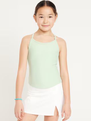 PowerSoft Fitted Cross-Back Tank Top for Girls | Old Navy (US)