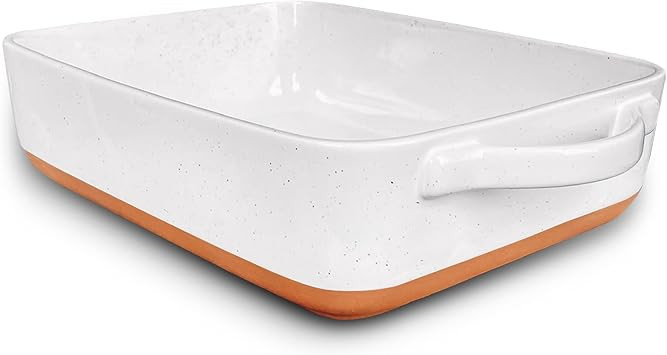 Mora Ceramic Baking Dish with Handles For Casserole, Lasagna, Gratin, Broiling, Roasting, and Bak... | Amazon (US)