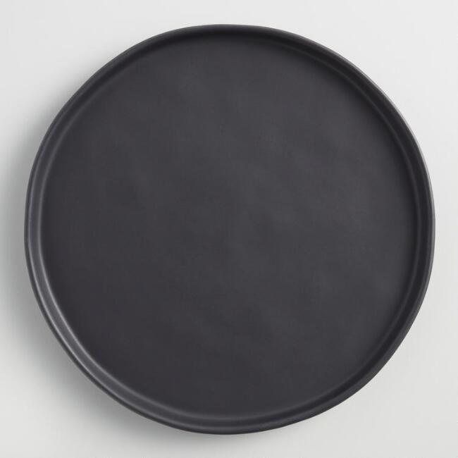 White Textured Ceramic Avery Salad Plates Set Of 4 | World Market