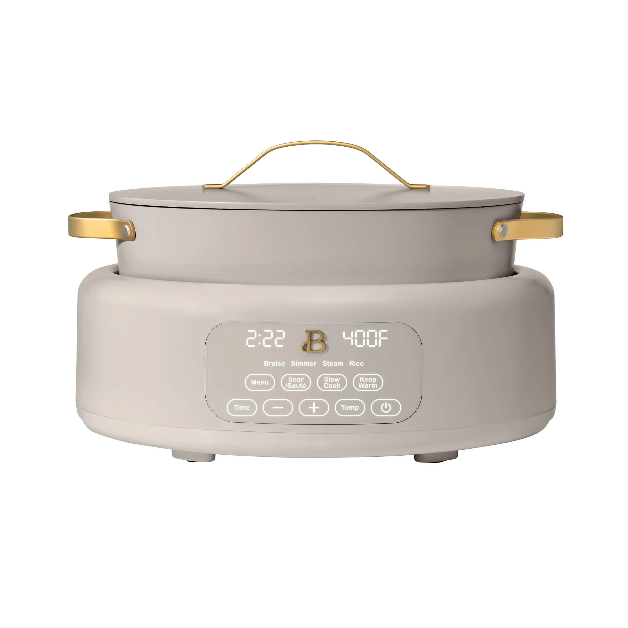 Beautiful 10 in 1, 6 Qt Electric Multi-Cooker, Porcini Taupe by Drew Barrymore | Walmart (US)
