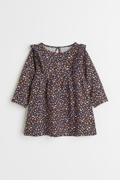 Patterned Ruffled Dress | H&M (US + CA)