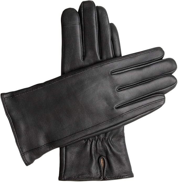 Downholme Touchscreen Leather Cashmere Lined Gloves for Women | Amazon (US)