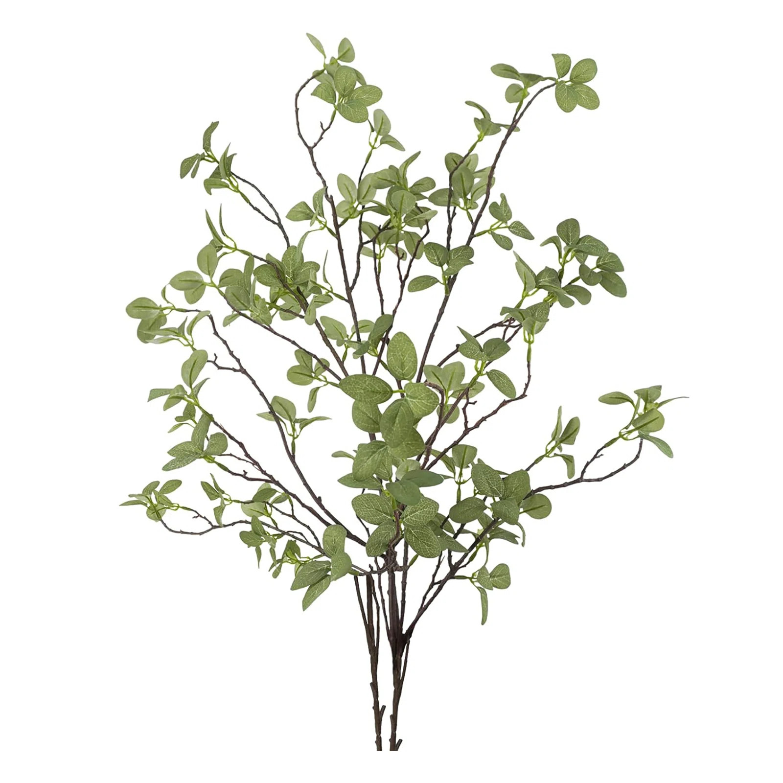 Dakota Fields 2 Pcs Artificial Greenery Stems,  Fake Plants Branches Faux Greenery Ficus Twig Lea... | Wayfair North America