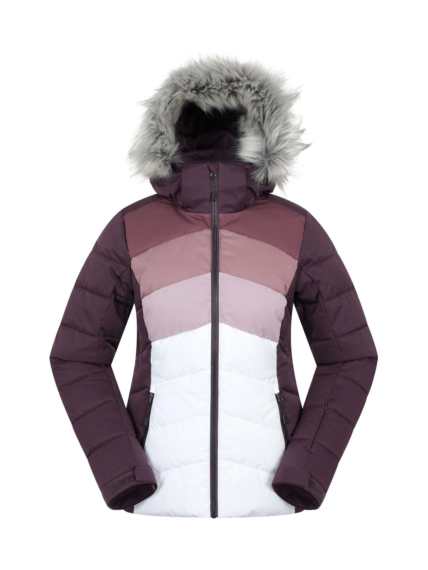 Mountain Warehouse Mountain Warehouse Purple Cascade Womens Water Resistant Padded Ski Jacket | Next US