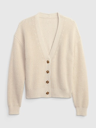 Shaker-Stitch Cardigan | Gap (CA)