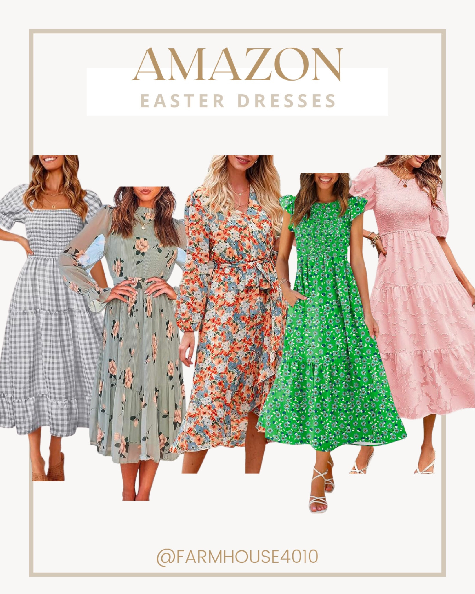 Easter dresses from Amazon fashion! These works as cute spring dresses for any spring outfit idea too!

#LTKstyletip #LTKSeasonal #LTKfindsunder50