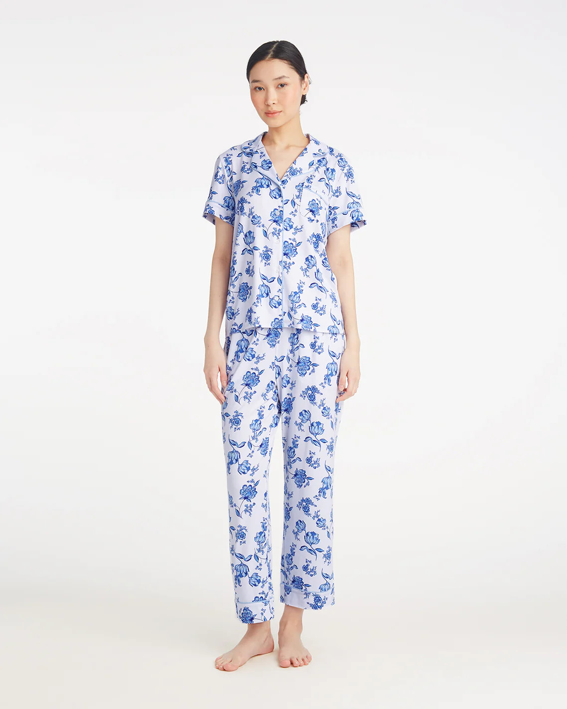 Linda Pajama Set in Magnolia Toile | Draper James (US)