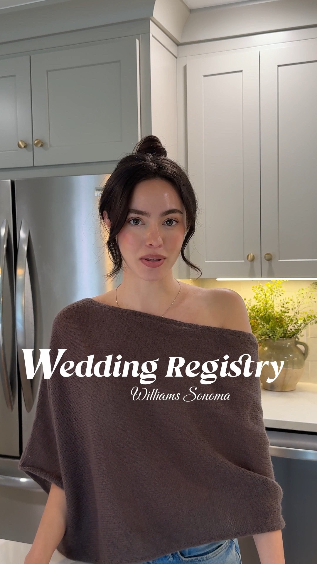 building our forever kitchen one piece at a time 🤍 @Williams-Sonoma #ad #williamssonomapartner #paidlink