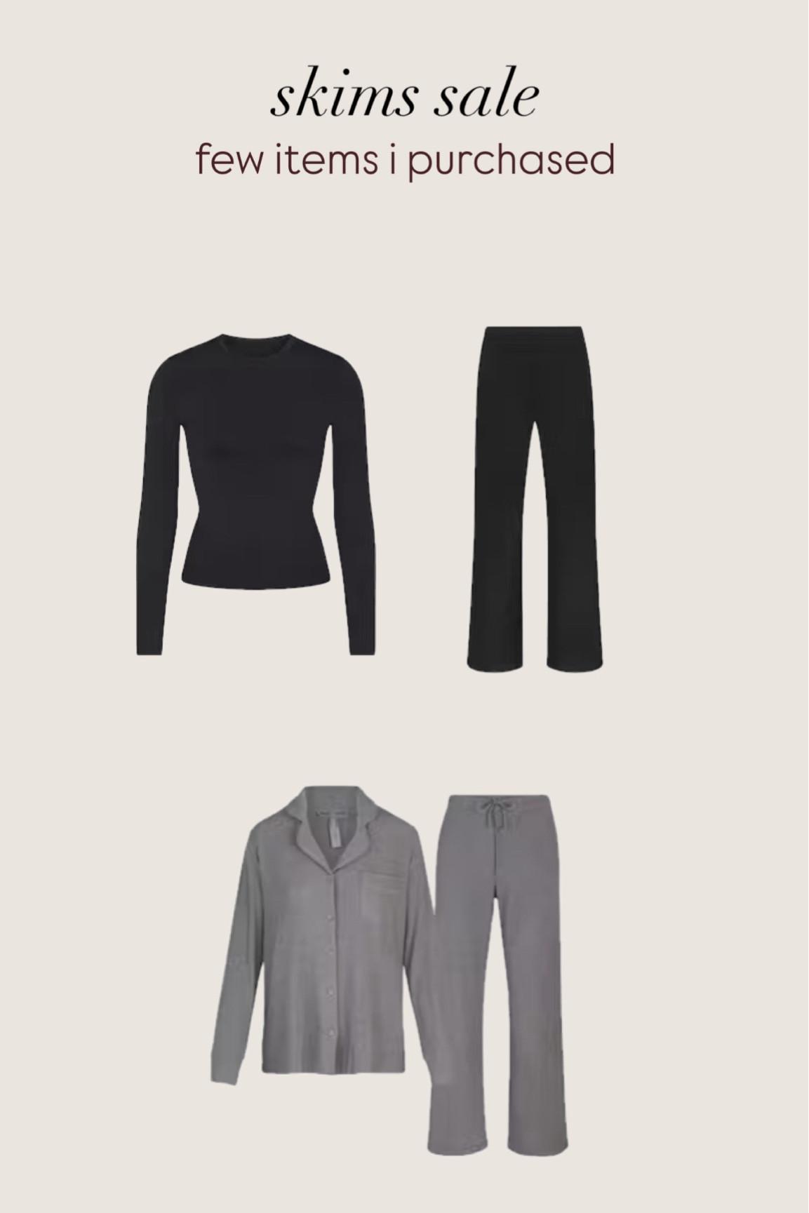 Bought a few things I’ve been wanting to try at the skims sale 🖤

#LTKHoliday #LTKCyberWeek #LTKGiftGuide