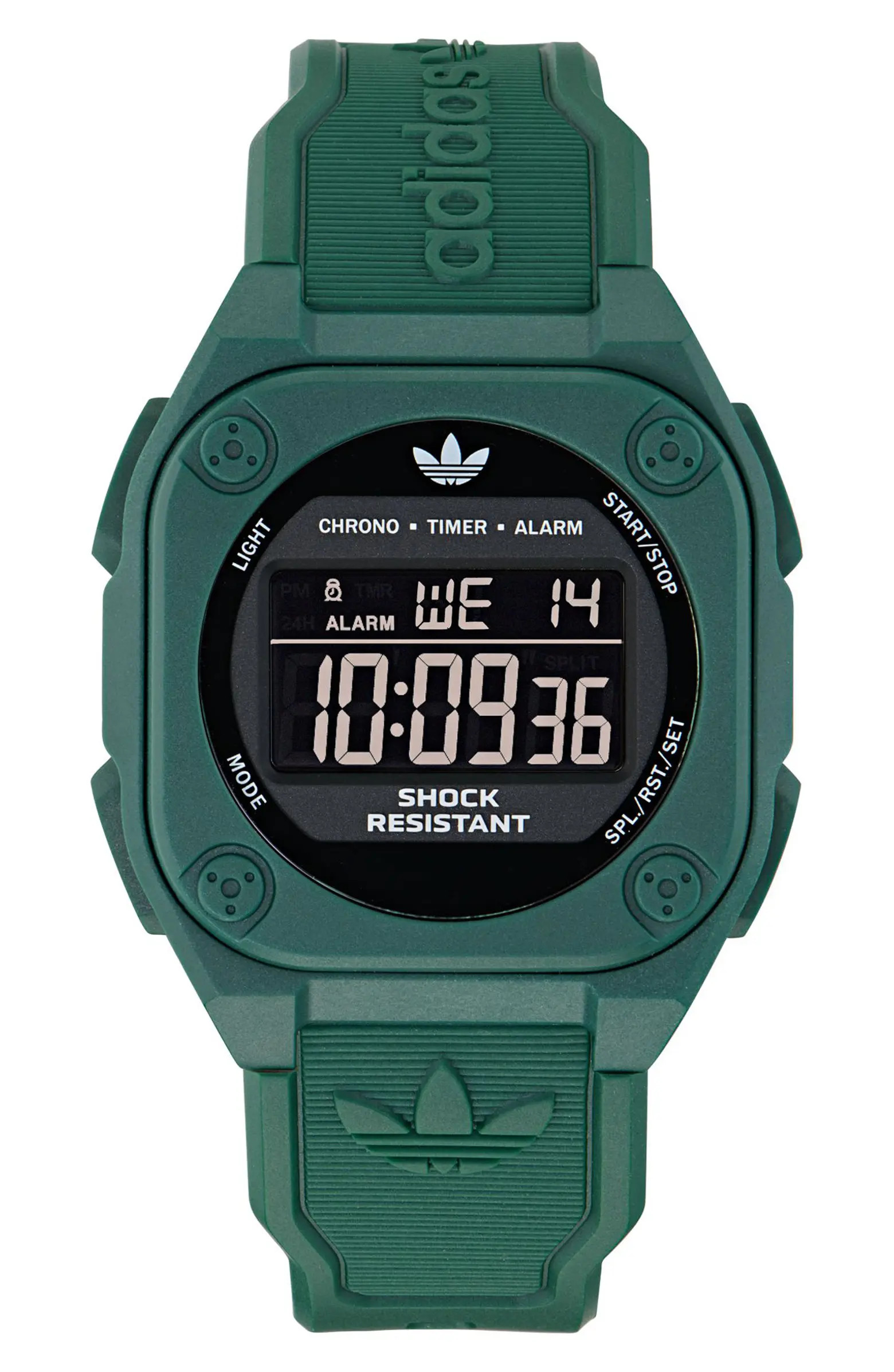 adidas City Tech 4 Silicone Strap Watch, 42mm | Nordstrom | Nordstrom