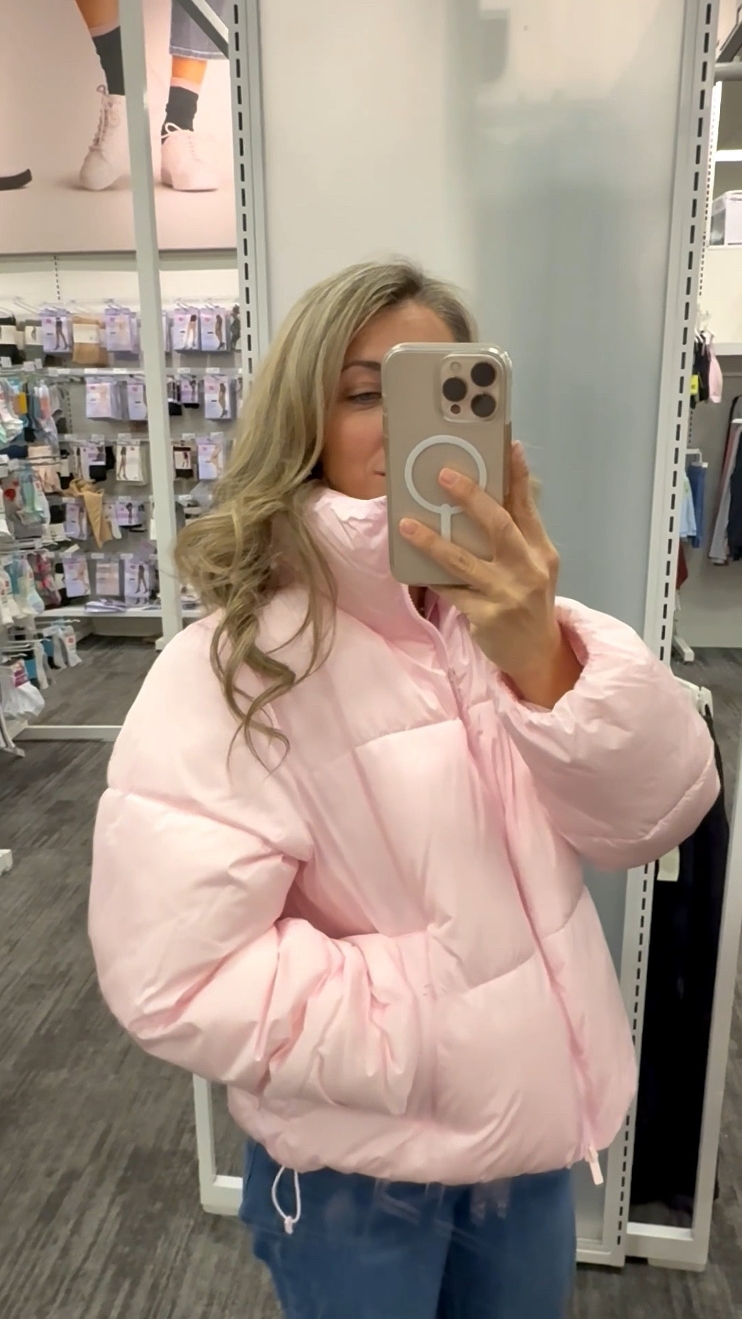 Target All in motion puffer jackets in pink! I mean, a moment for this one in this color!!! It is so dang pretty and so dang cozy!! Perfect to go over all your activewear. Wearing an XS! 

#LTKOver40 #LTKGiftGuide #LTKActive