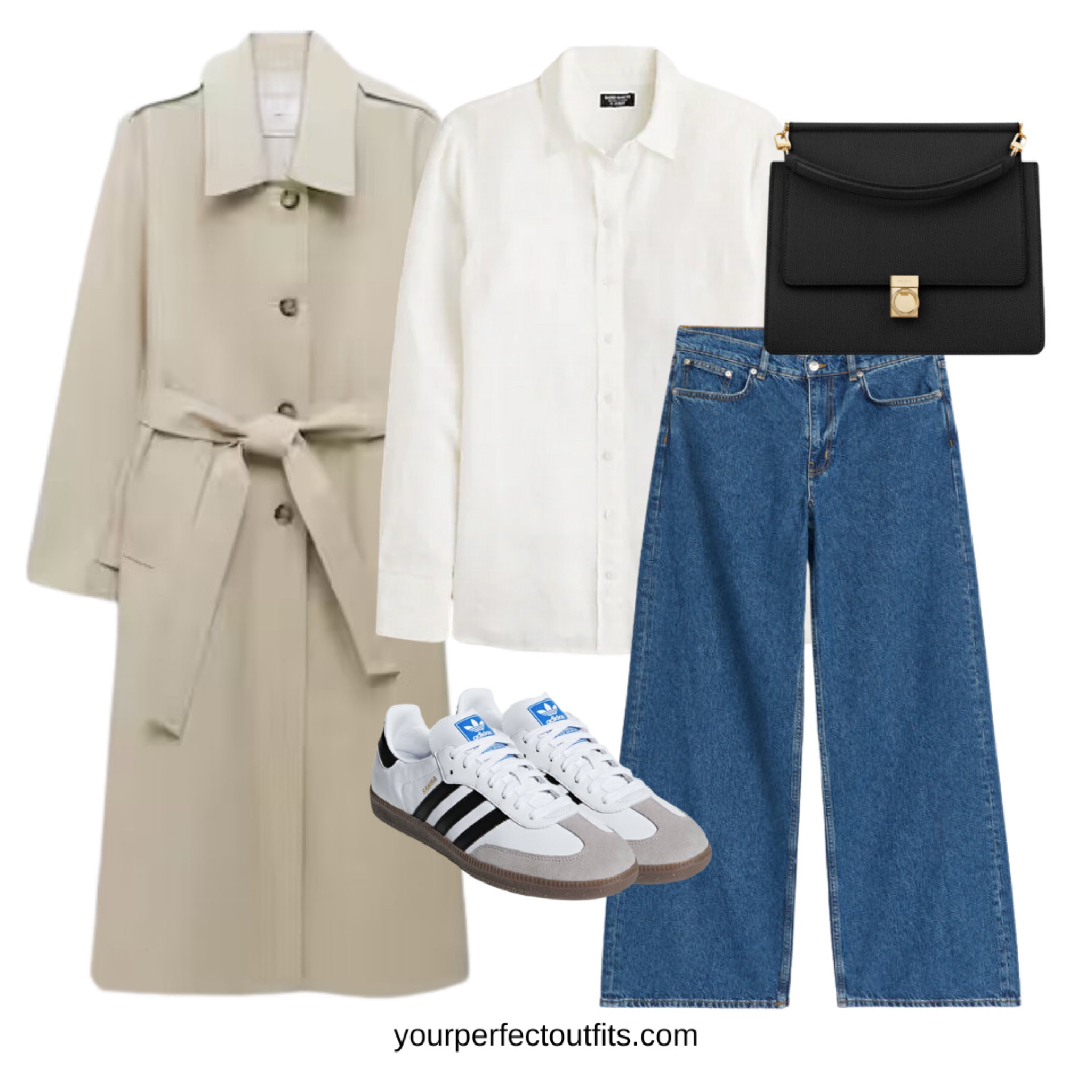 Casual spring look with a beige trench and adidas samba 

#LTKSeasonal #LTKworkwear #LTKSpringSale