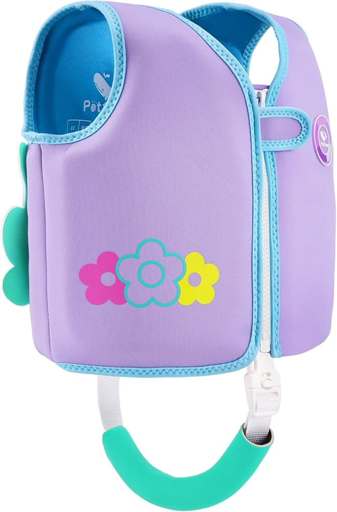 Pottwal Swim Vest for Kids - Swim Jacket for 1-2 Years (24-33LBS) - Buoyancy Aid Made of Neoprene... | Amazon (US)