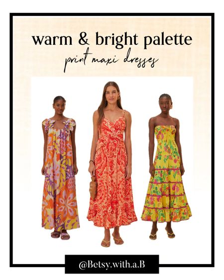 Farm Rio maxi dresses from the warm & bright spring color palette. 


#LTKSeasonal #LTKStyleTip #LTKTravel