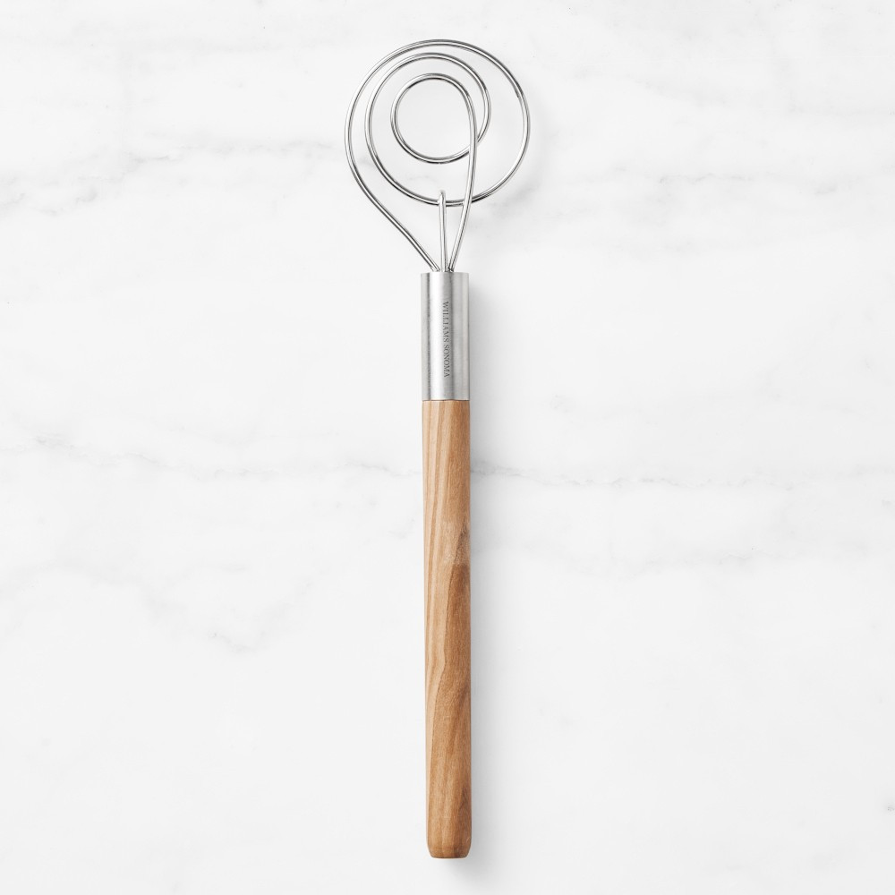 Williams Sonoma Olivewood Dough Whisk | Williams-Sonoma