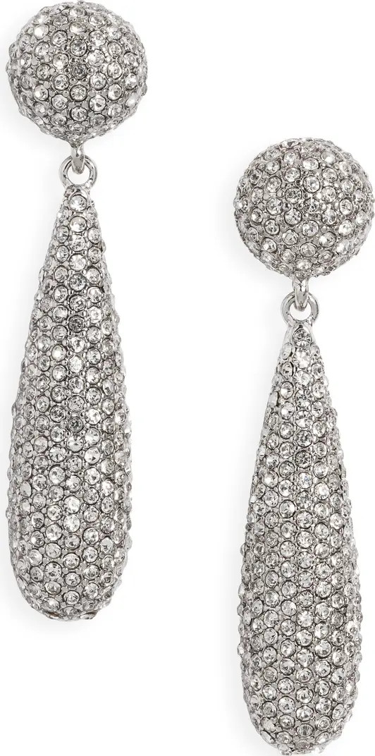 Kenneth Jay Lane Pavé Teardrop Earrings | Nordstrom | Nordstrom