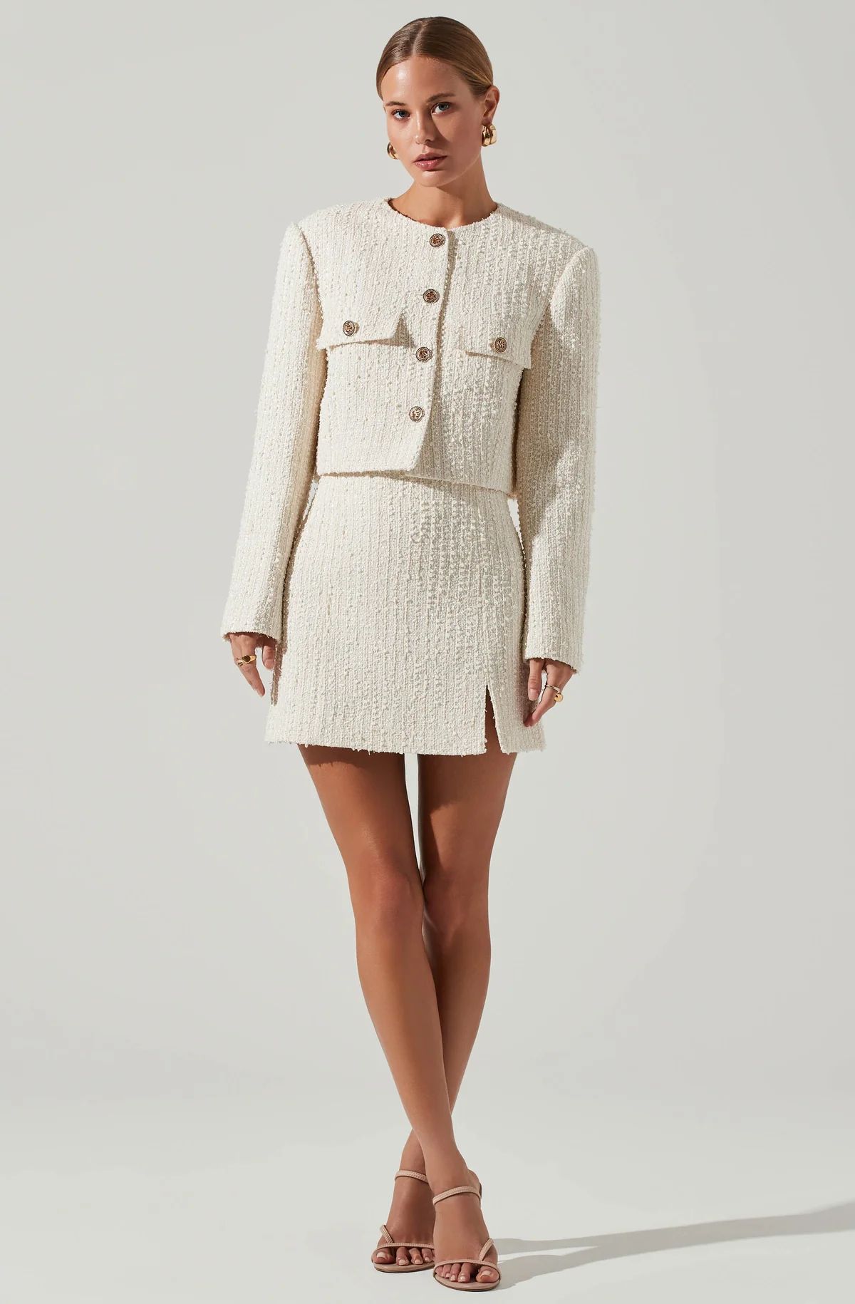 Covina Tweed Mini Skirt | ASTR The Label (US)
