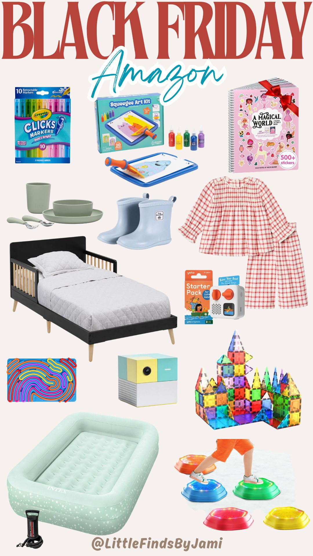 Amazon black friday deals for toddlers. Toddler boy girl mom. Bed. Gift ideas. Toys. Indoor play. Crafts and activities. Sale. Must have.  

 #LTKCyberWeek #LTKSaleAlert #LTKKids