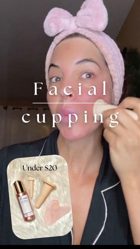 Facial cupping is so enjoyable and has so many skin benefits. This amazing set is under $20, you get two👯‍♀️ sets of the different sized cups and comes with a rose quartz gua sha stone too. I am linking the facial oil I use with it. 

#LTKbeauty #LTKfindsunder50 #LTKover40